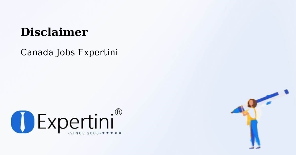 Disclaimer – Clearwater - Canada Jobs Expertini