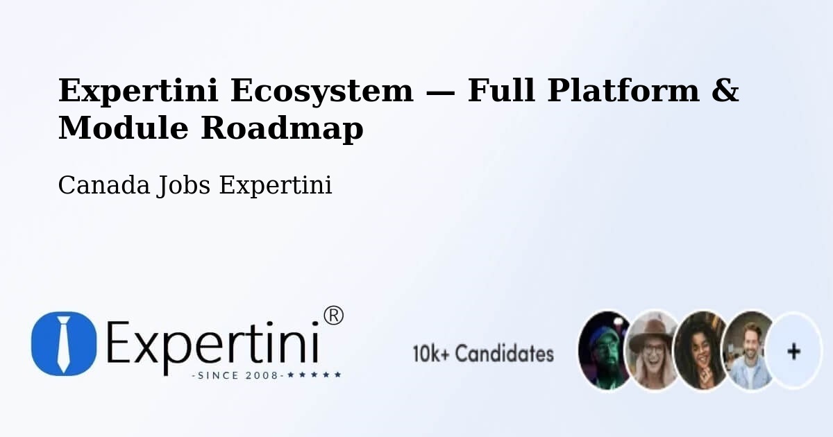 Expertini Ecosystem — Full Platform & Module Roadmap – Clearwater